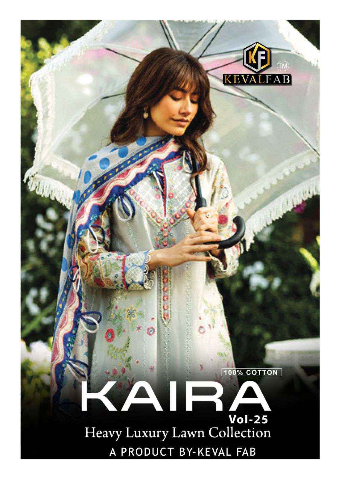 Keval Fab Kaira Vol-25 Readymade Cotton Dress Material (6 pcs Catalogue)