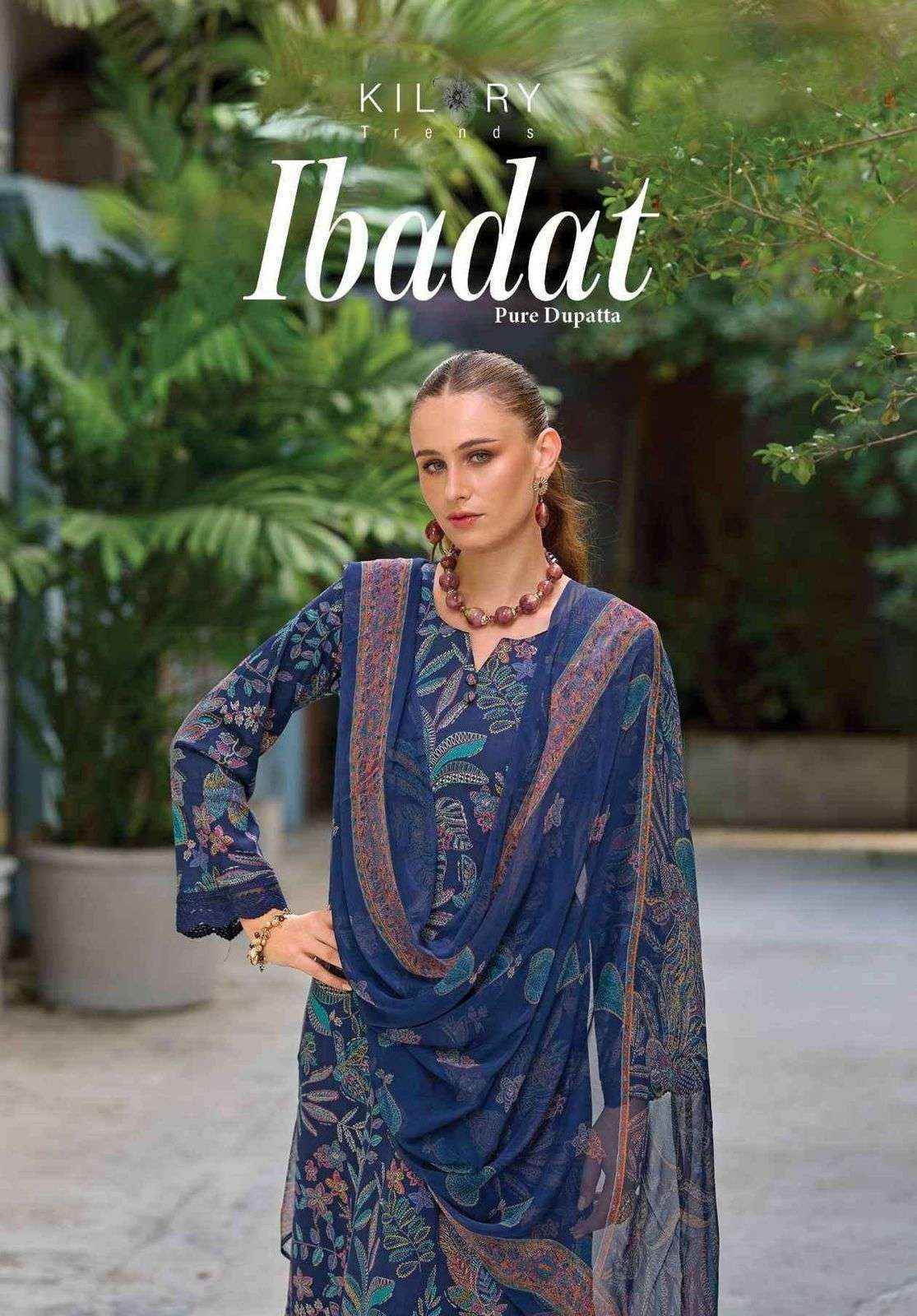 Kilory Trends Ibadat Linene Jam Cotton Dress Material (4 pcs Catalogue)