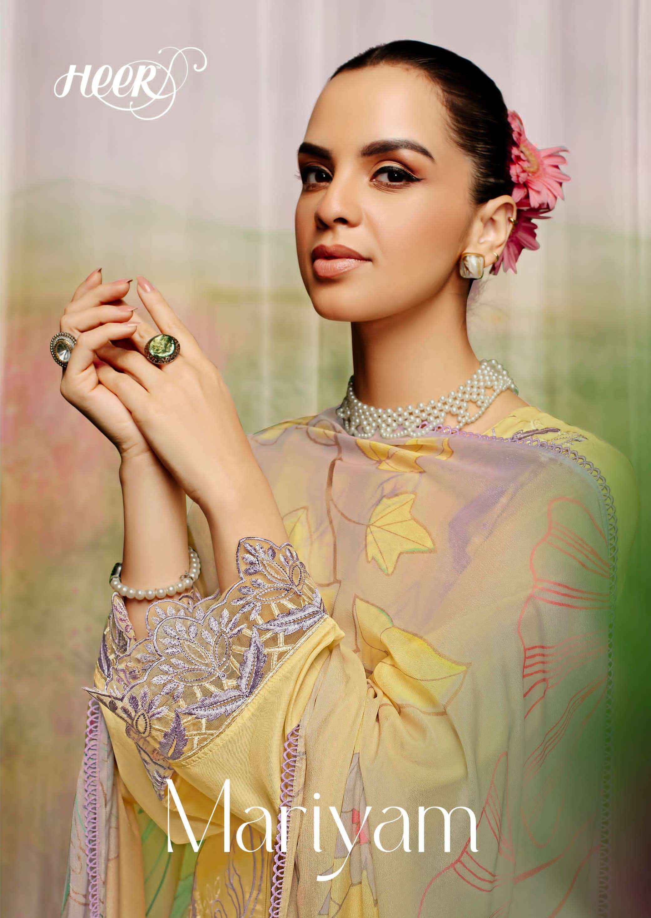 Kimora Heer Mariyam Musline Dress Material (6 pcs Catalogue)