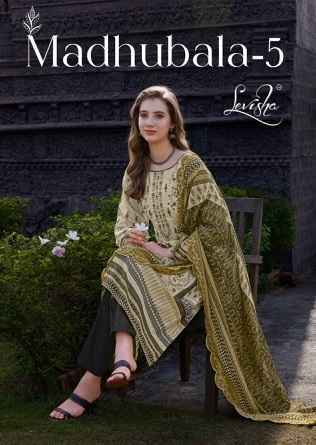 Levisha Madhubala Vol-5 Cambric Cotton Dress Material (8 pcs Catalogue)