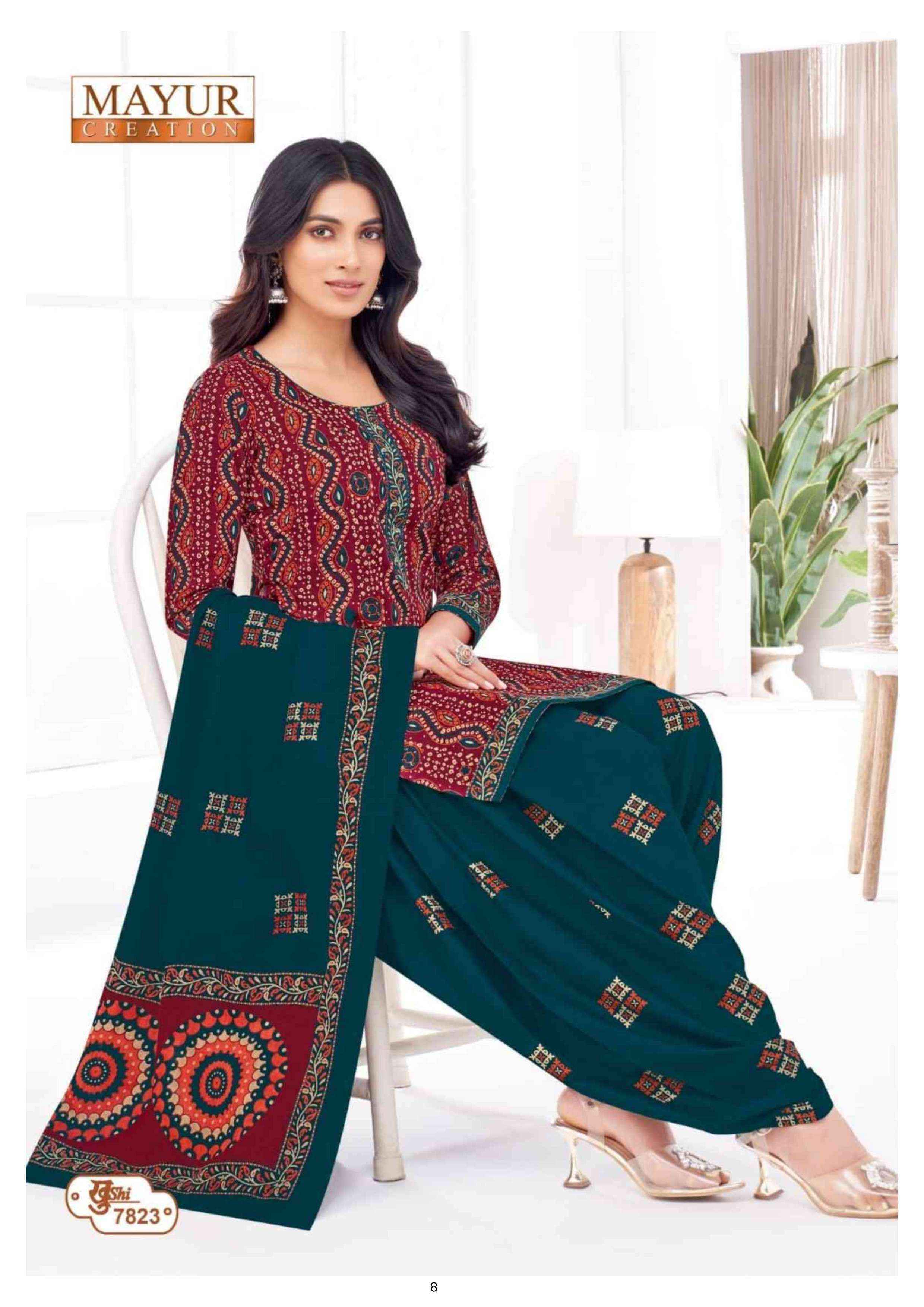 Mayur Creation Khushi Vol-78 Cotton Dress Material (24 pcs Catalogue)