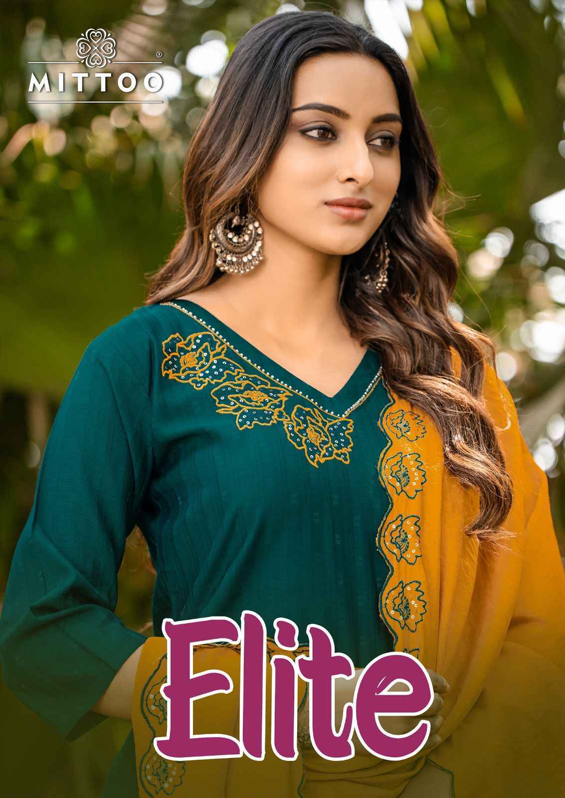 Mittoo Elite Viscose Silk Readymade Suit (6 pcs Catalogue)