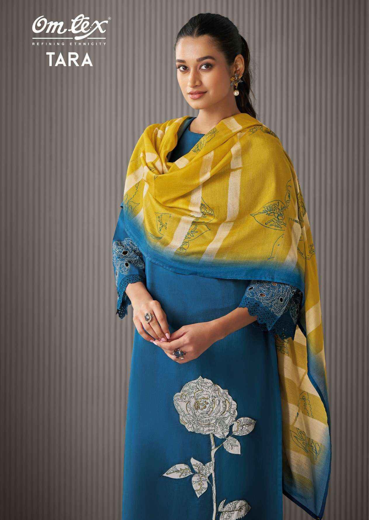 Omtex Tara Cotton Dress Material 4 pcs Catalogue