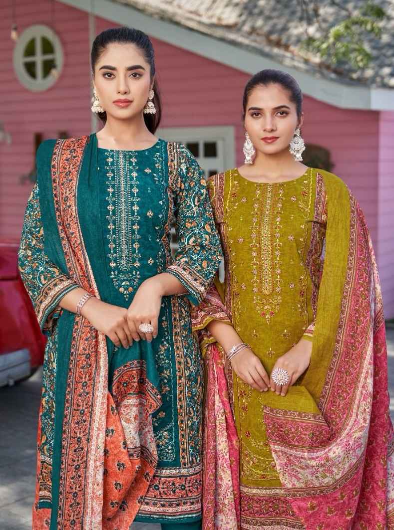 Pakiza Prints Firdaus Vol-59 Lawn Dress Material (10 pcs Catalogue)
