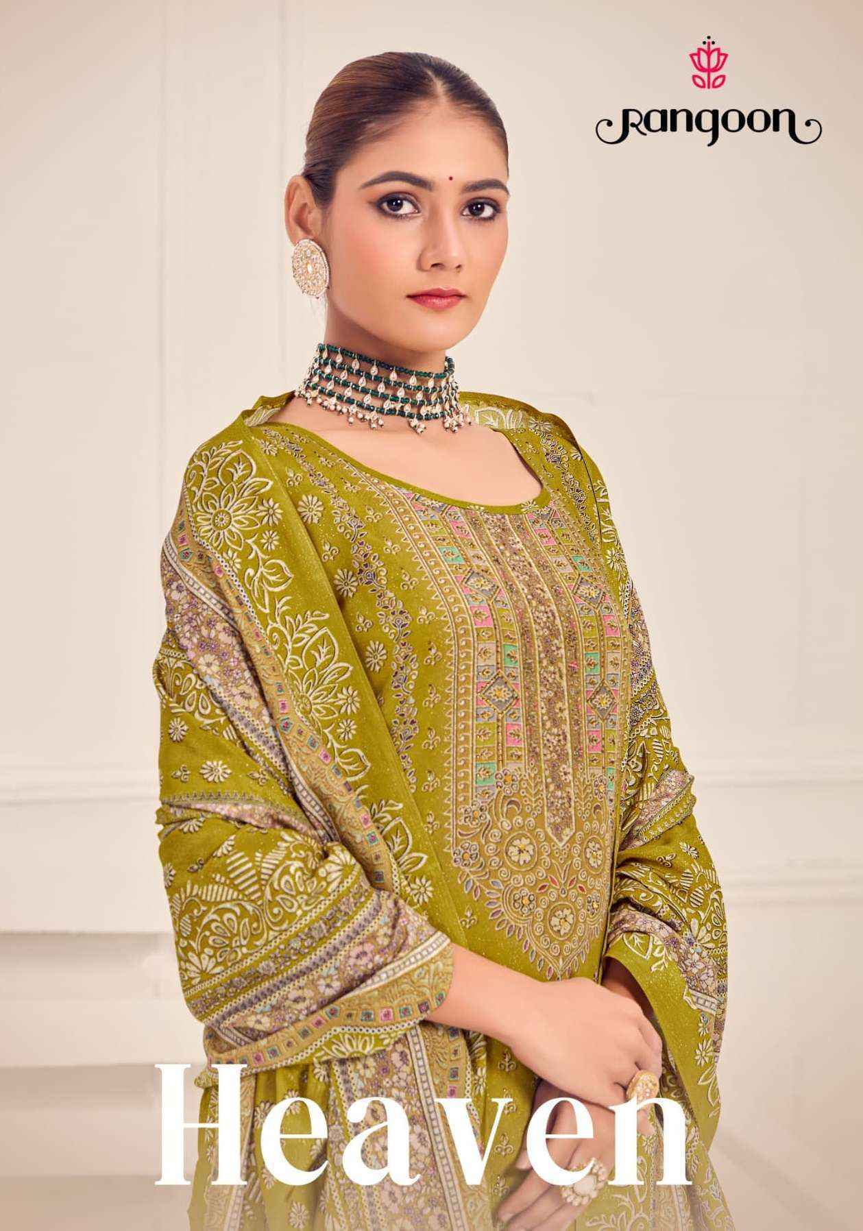 Rangoon Heaven Musline Readymade Suit (4 pcs Catalogue)