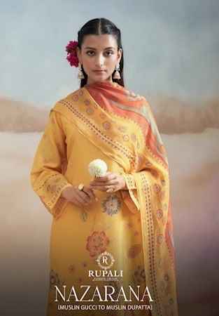 Rupali Fashion Nazarana Viscouse Dress Material (4 pcs Catalogue)