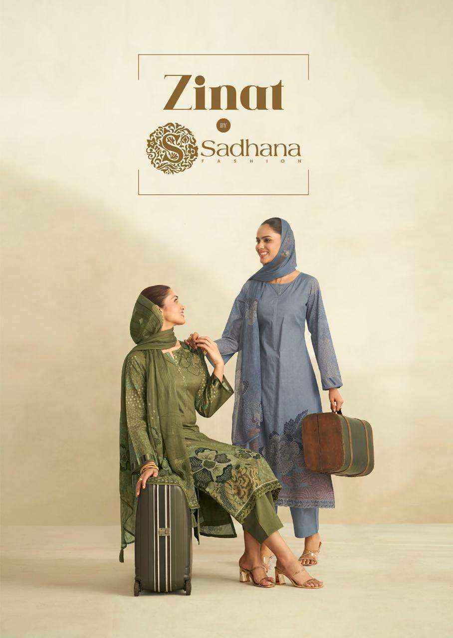 Sadhna Fashion Zinat Cotton Dress Material 6 pcs Catalogue