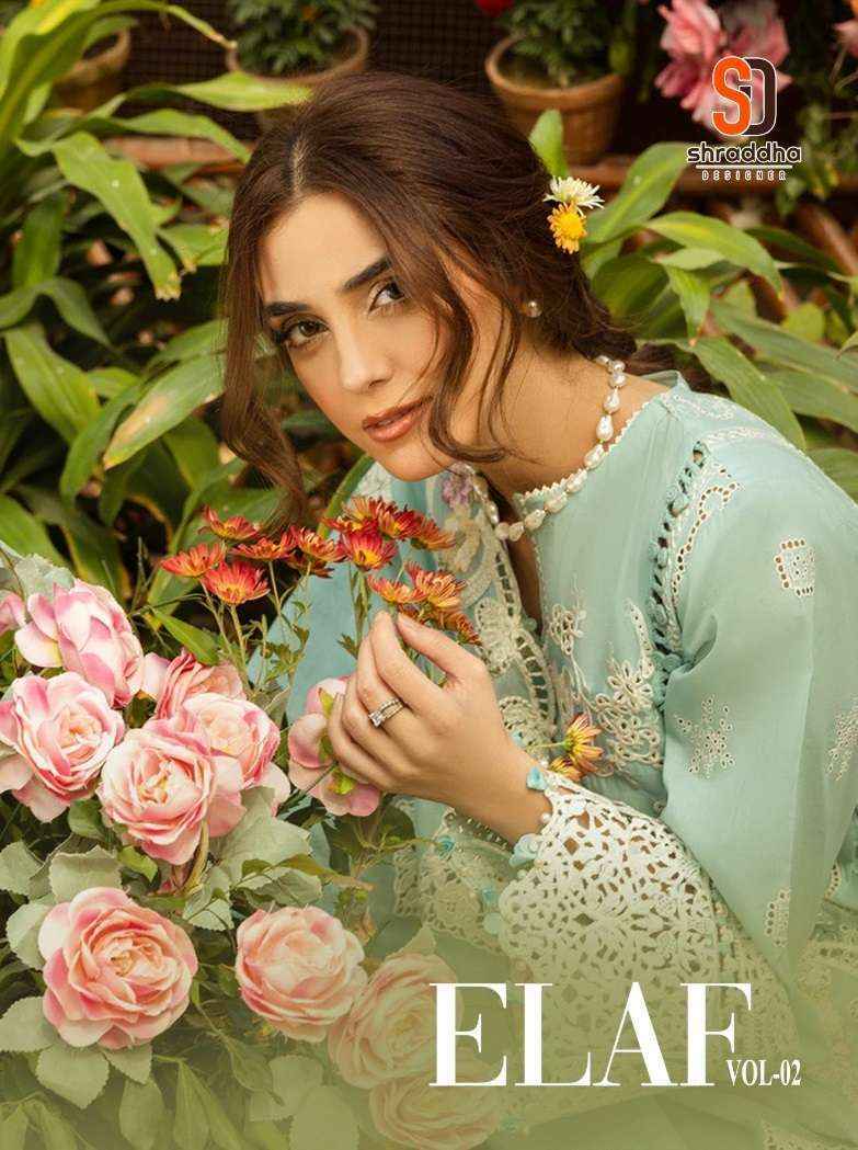 Shraddha Designer Elaf Vol 2 Cotton Dress Material 4 pcs Catalogue