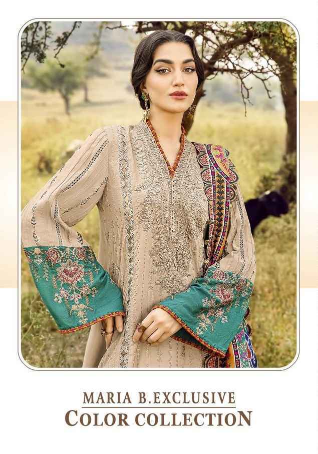 Shree Fabs Maria B Exclusive Colour Collection Rayon Dress Material (4 pcs Catalogue)