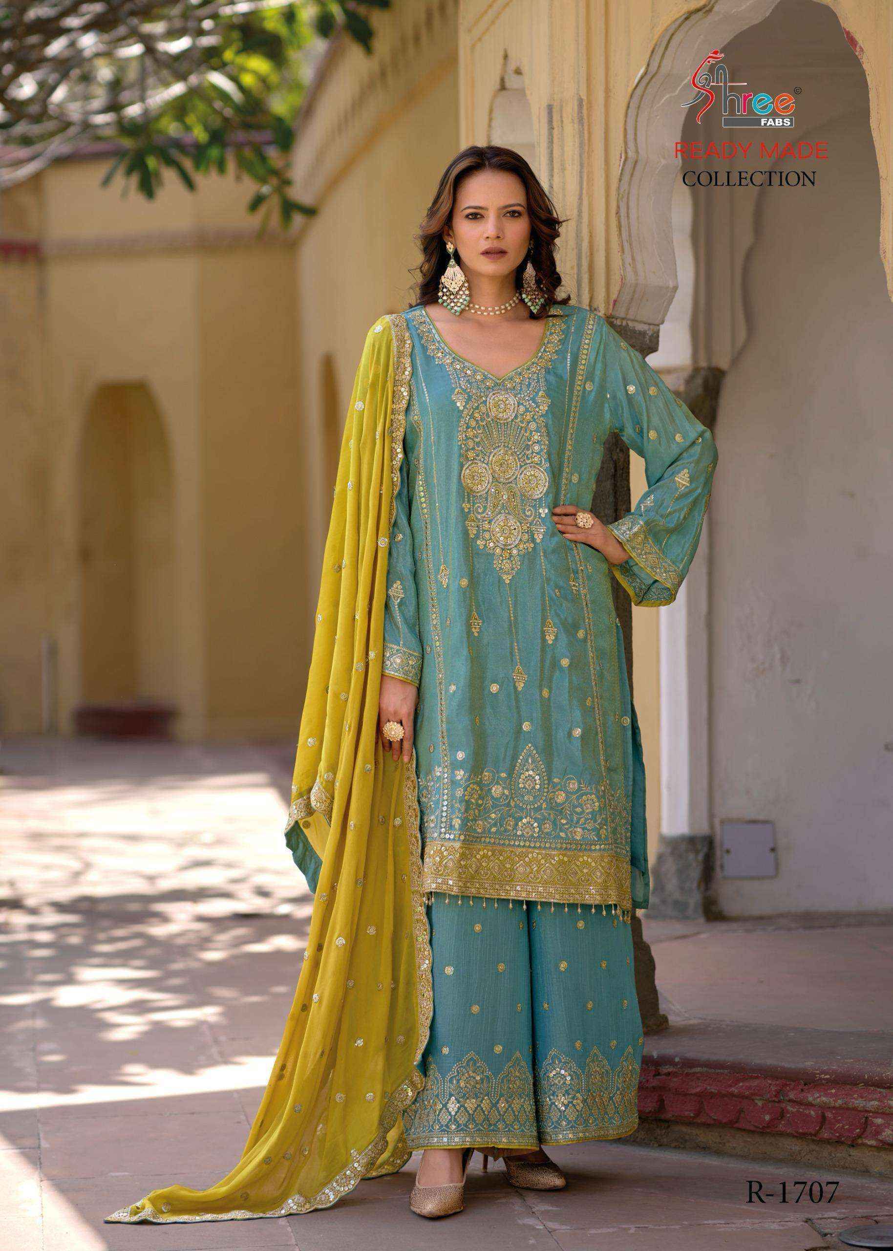 Shree Fabs R 1707 Readymade Viscose Dress 4 pcs Catalogue