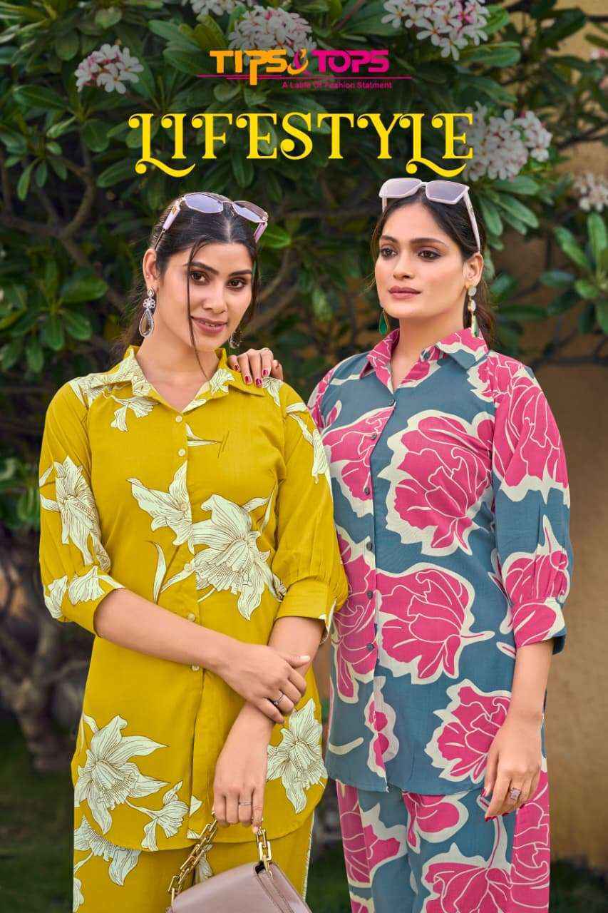 Tips & Tops Lifestyle Rayon Co Ord Set (6 pcs Catalogue)