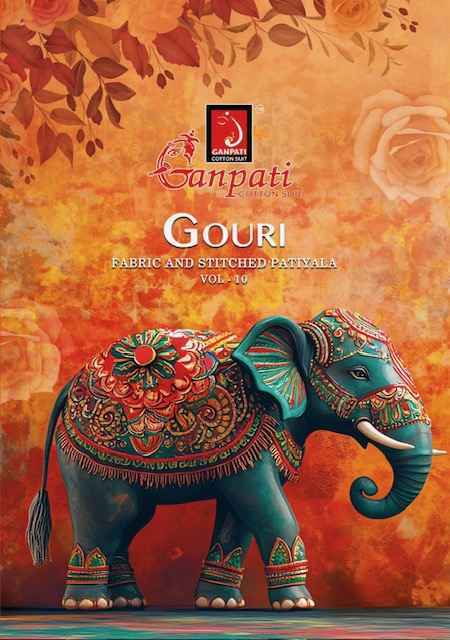 Ganpati Gouri Vol-10 Cotton Dress Material (15 pcs Catalogue)