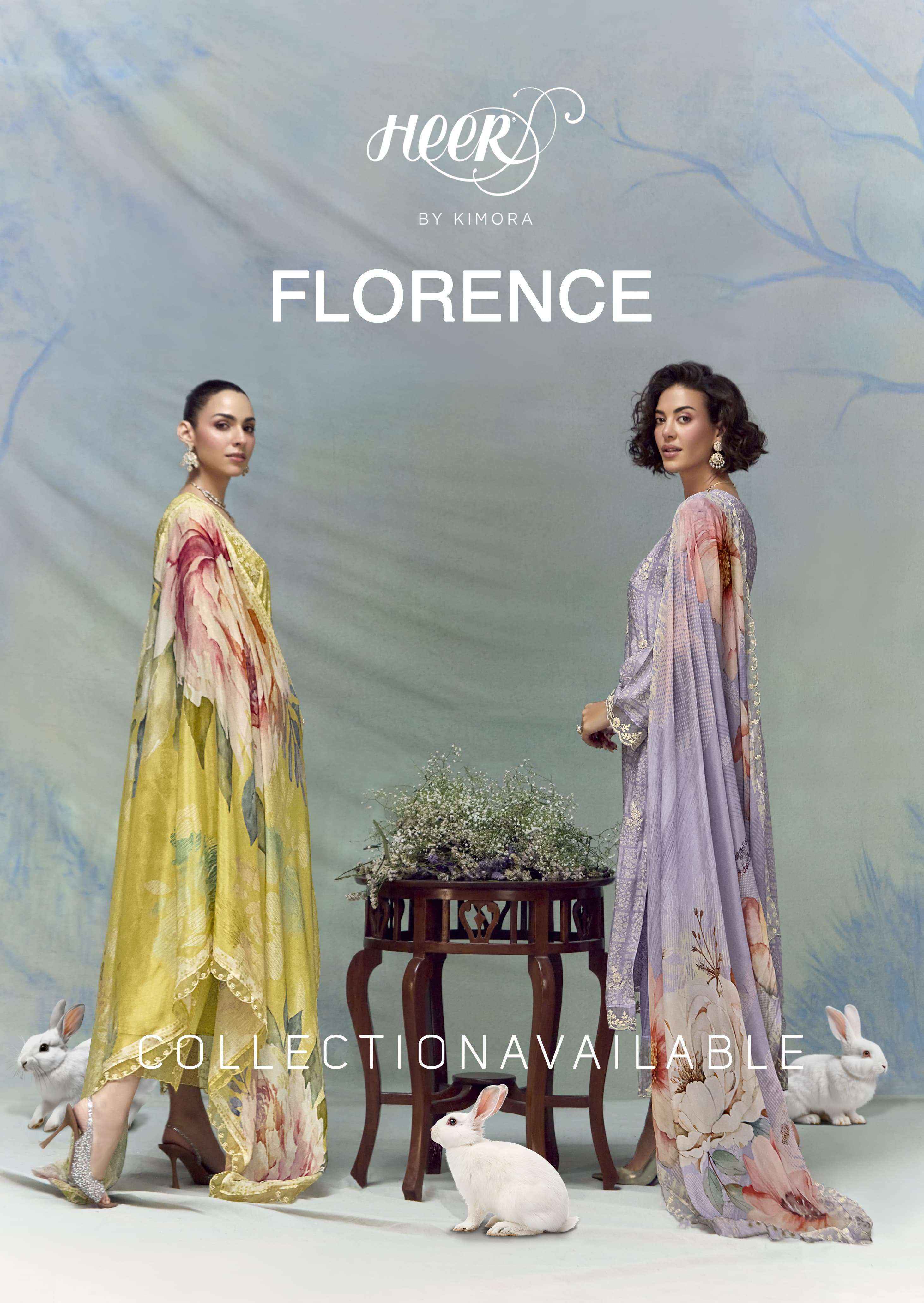 Kimora Heer Florence Vol-213 Musline Dress Material (6 pcs Catalogue)