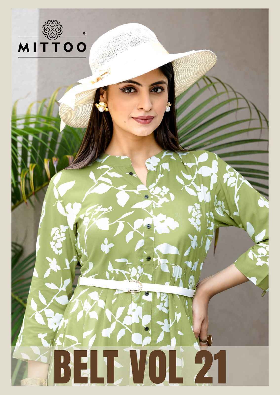 Mittoo Belt Vol-21 Rayon Kurti (6 pcs Catalogue)