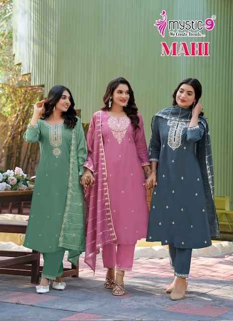 Mystic 9 Mahi Vol-1 Vertican Readymade Suit (8 pcs Catalogue)