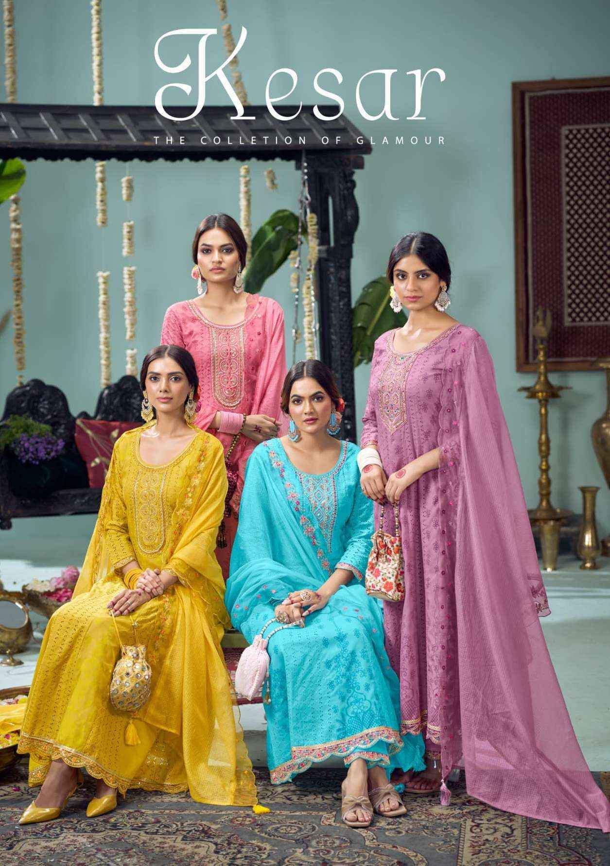 Rangoon Kesar Cotton Readymade Suit (4 pcs Catalogue)