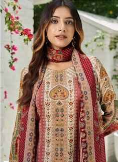 Rupali Fashion Anvika Viscouse Musline Dress Material (4 pcs Catalogue)