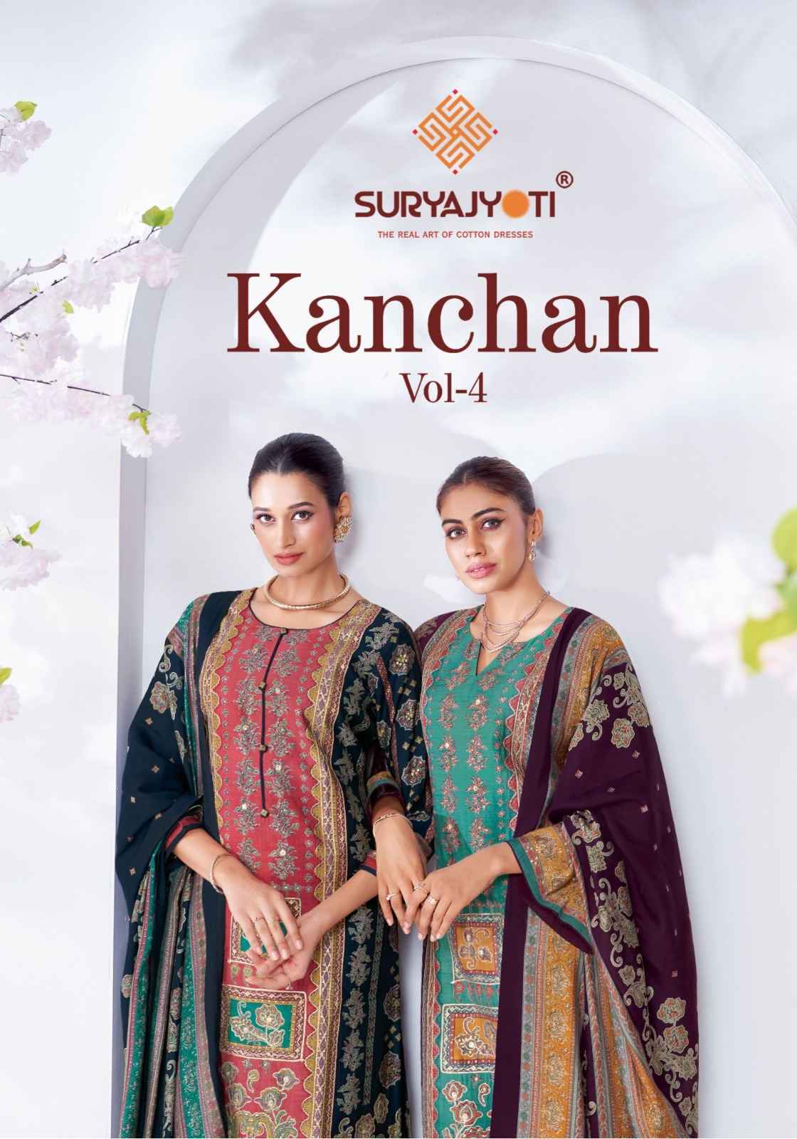 Suryajyoti Kanchan Vol-4 Modal Dress Material (6 pcs Catalogue)