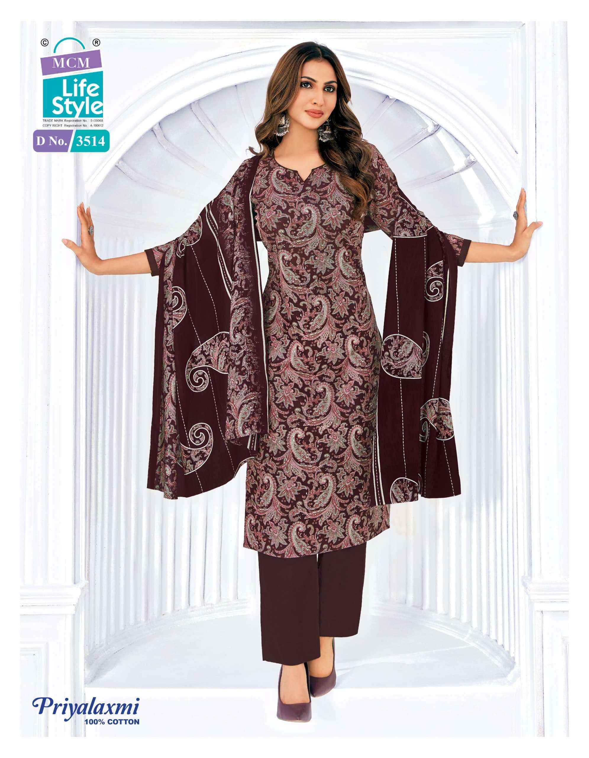 MCM Lifestyle Priyalaxmi Vol-35 Readymade Cotton Dress Wholesale