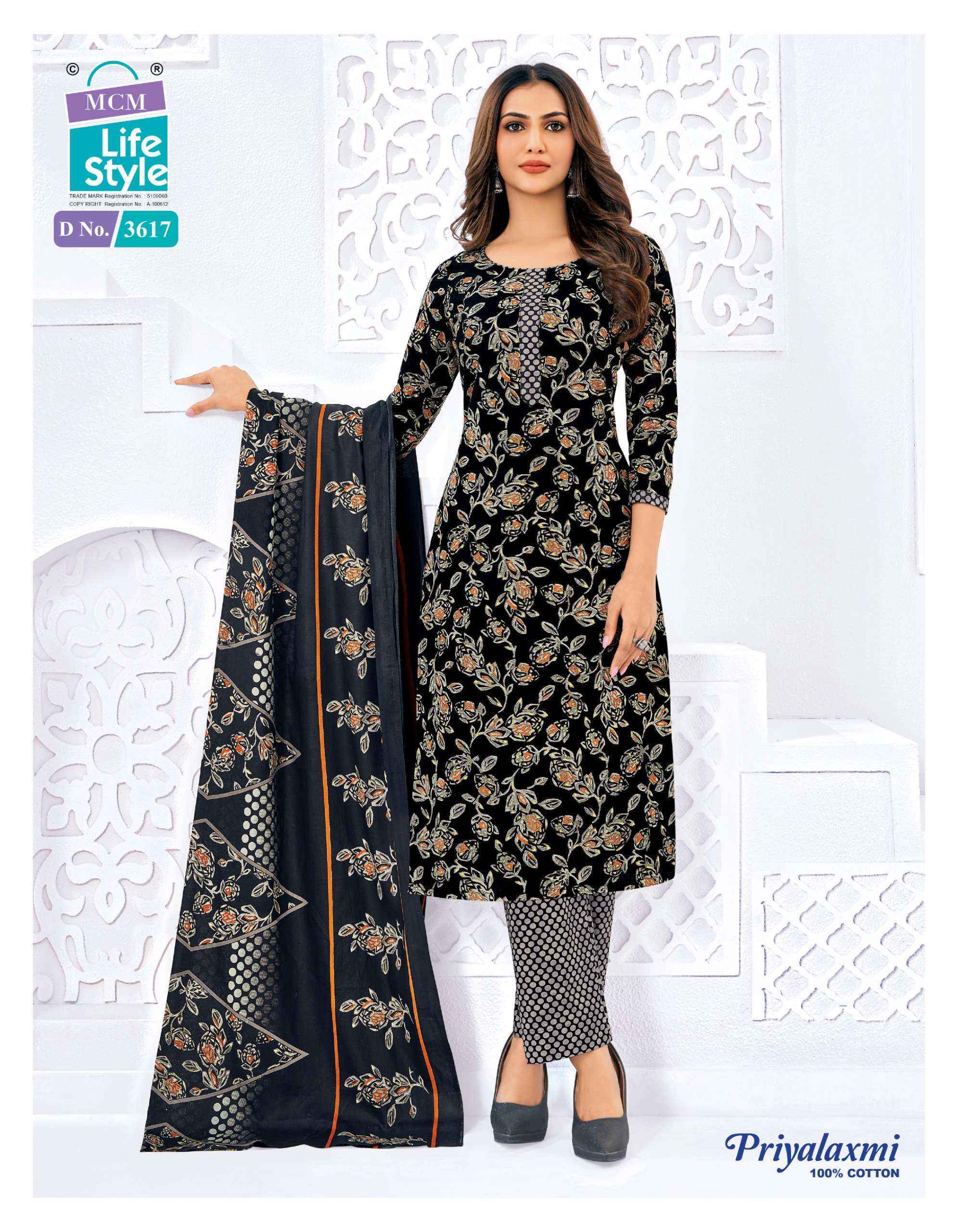 Churidar Dress Mcm Cotton Churidar MCM Lifestyle Priyalaxmi Vol-36  Readymade Cotton Dress Wholesale Online Mumbai Surat