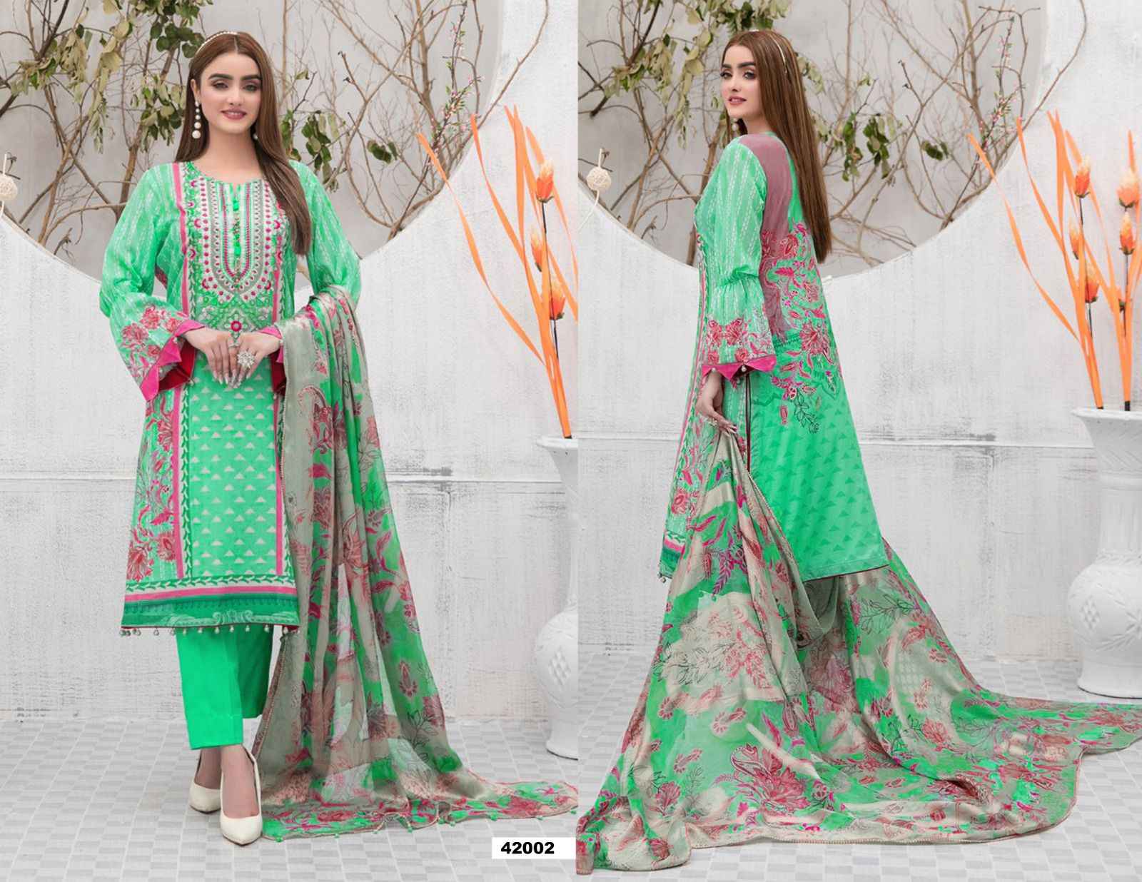 Apana Cotton Razia Sultan Vol 42 Cotton Dress Material 10 pcs Catalogue