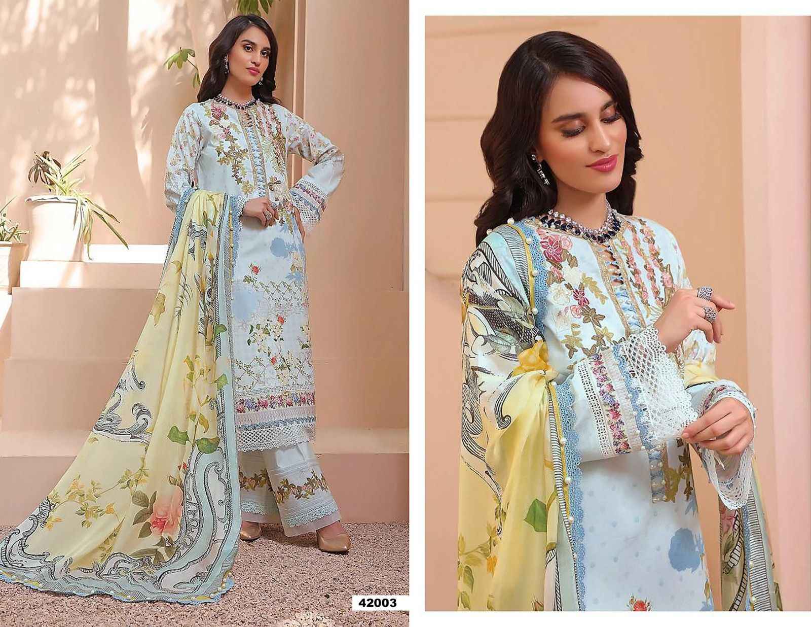 Apana Cotton Razia Sultan Vol 42 Cotton Dress Material 10 pcs Catalogue