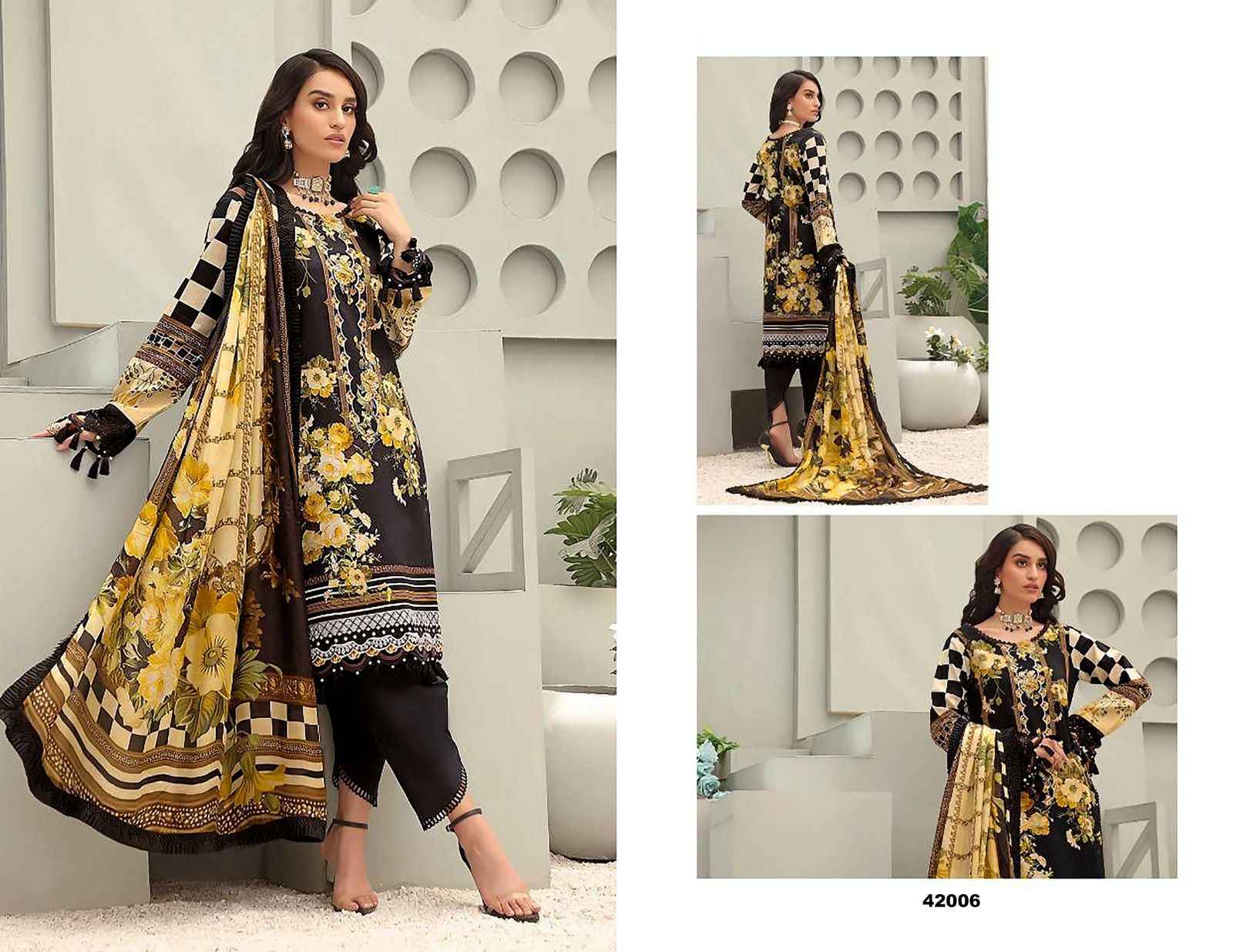 Apana Cotton Razia Sultan Vol 42 Cotton Dress Material 10 pcs Catalogue