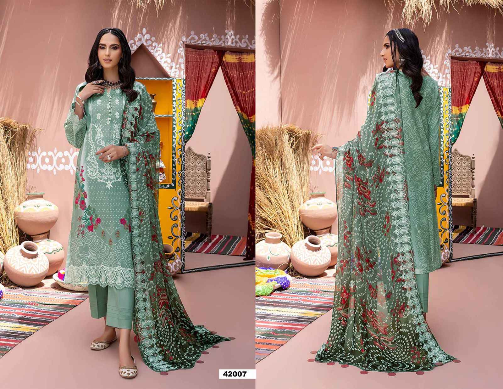 Apana Cotton Razia Sultan Vol 42 Cotton Dress Material 10 pcs Catalogue