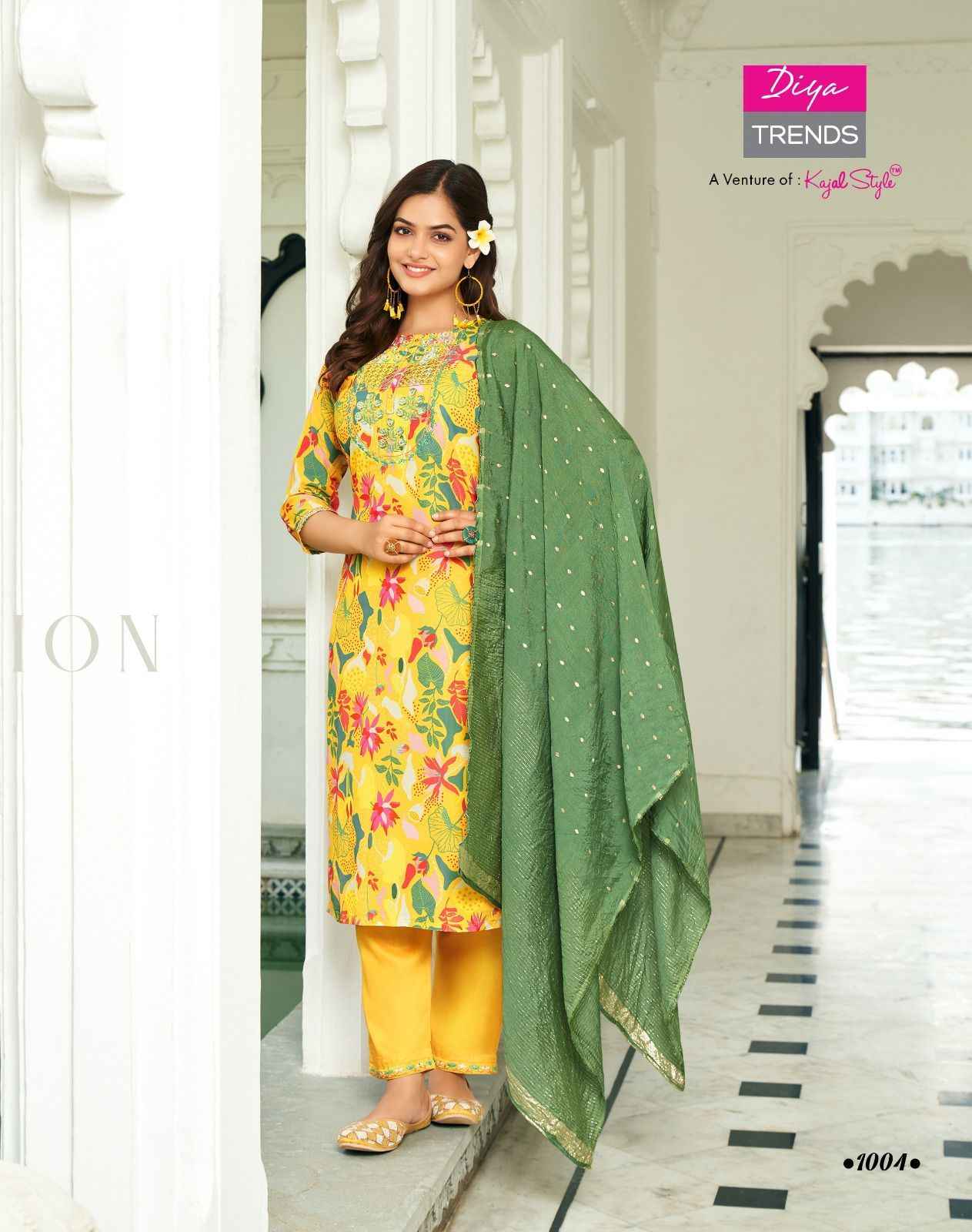 Diya Trends Sawariya Vol 1 Muslin Kurti Combo 8 pcs Catalogue