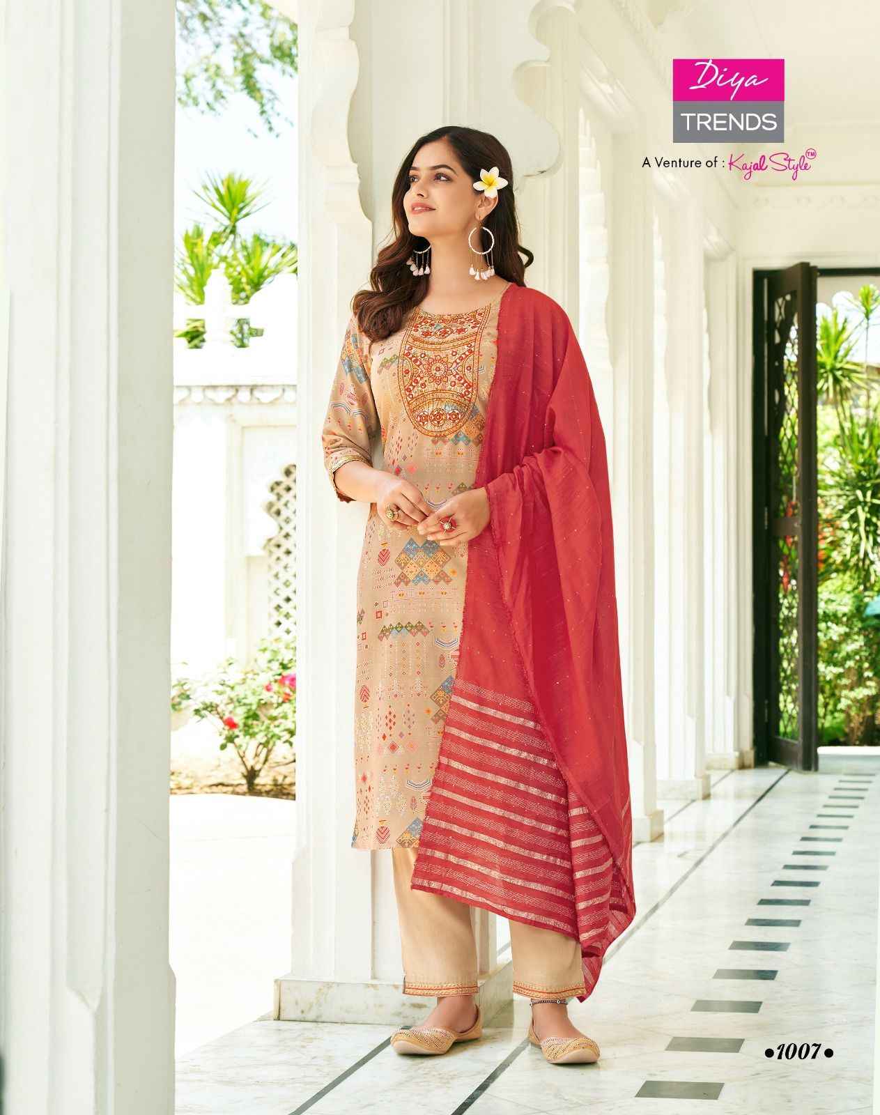 Diya Trends Sawariya Vol 1 Muslin Kurti Combo 8 pcs Catalogue