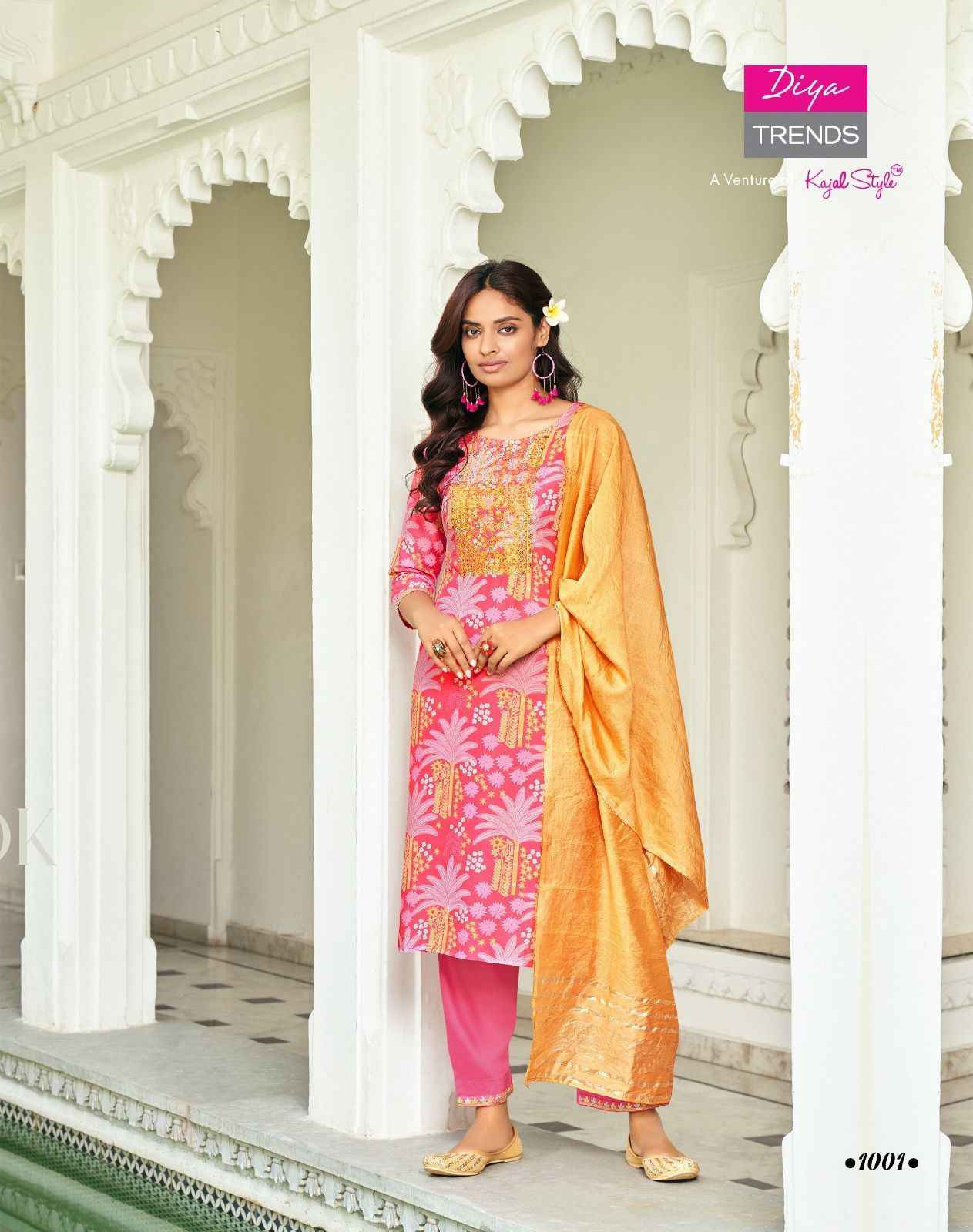 Diya Trends Sawariya Vol 1 Muslin Kurti Combo 8 pcs Catalogue