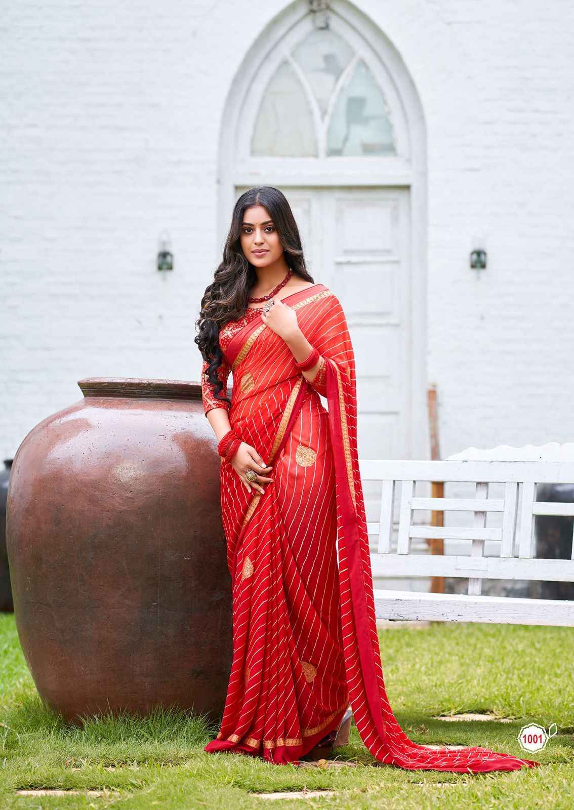 Kashvi Creation Drishyam Fancy Saree 8 pcs Catalogue