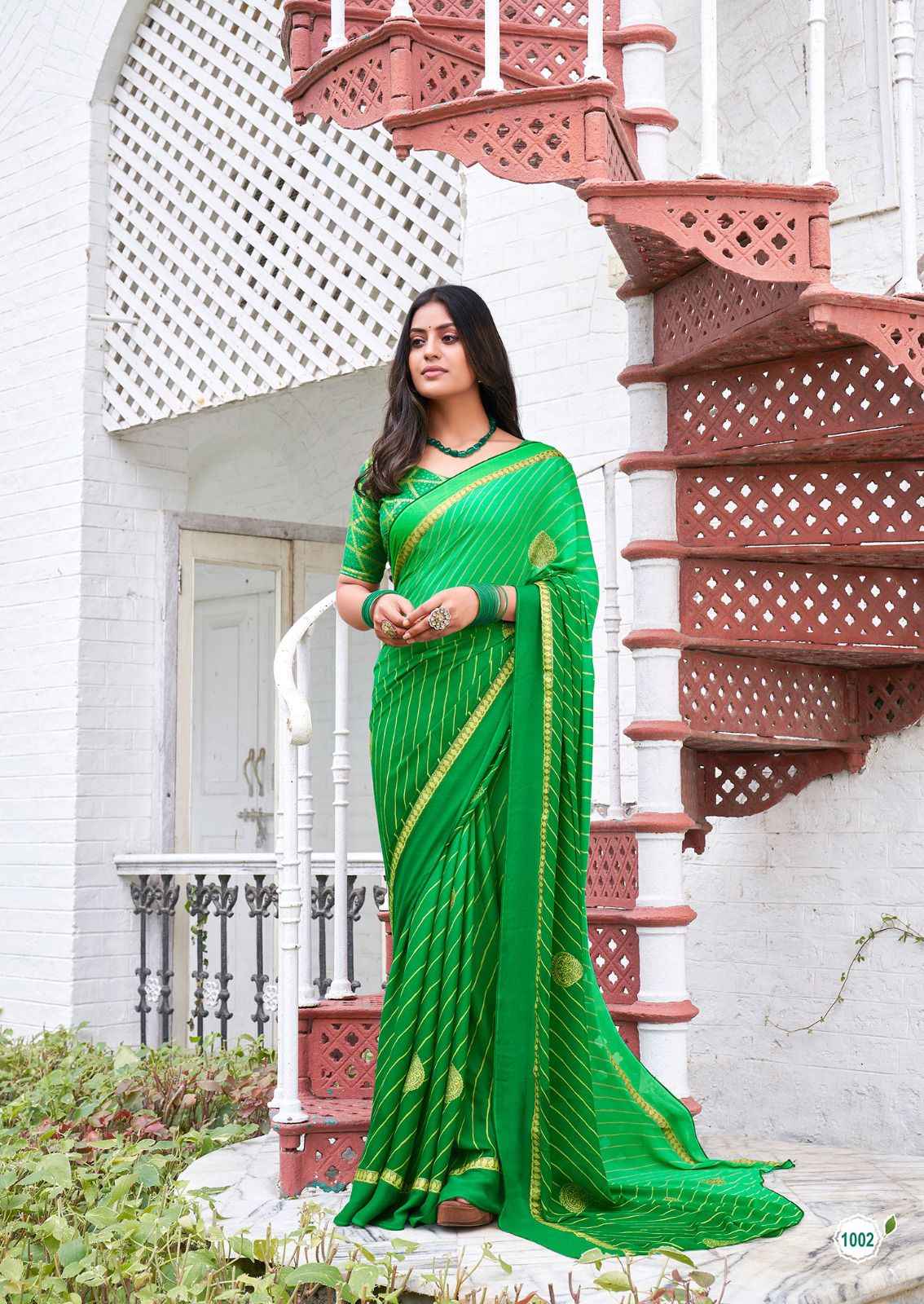 Kashvi Creation Drishyam Fancy Saree 8 pcs Catalogue
