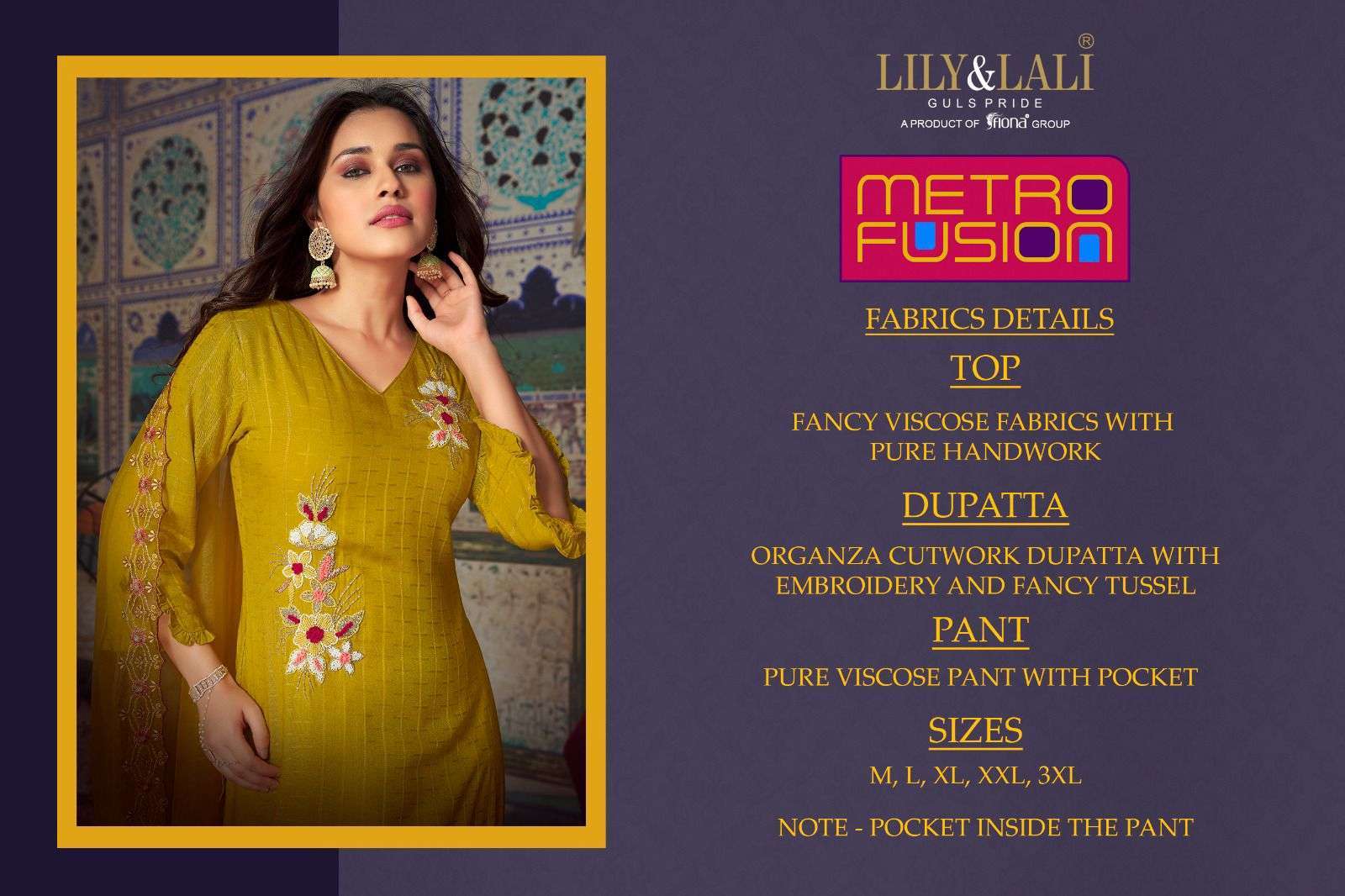 Lily & Lali Metro Fusion Readymade Viscose Dress Wholesale Dress Online