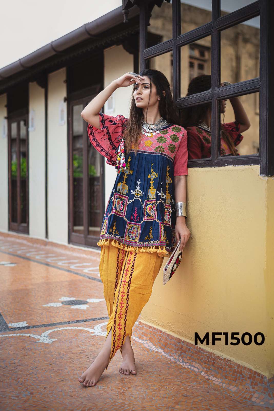 MESMORA KATH PUTALI COLOURFUL EMBROIDERED NAVRATRI WEAR COLLECTION