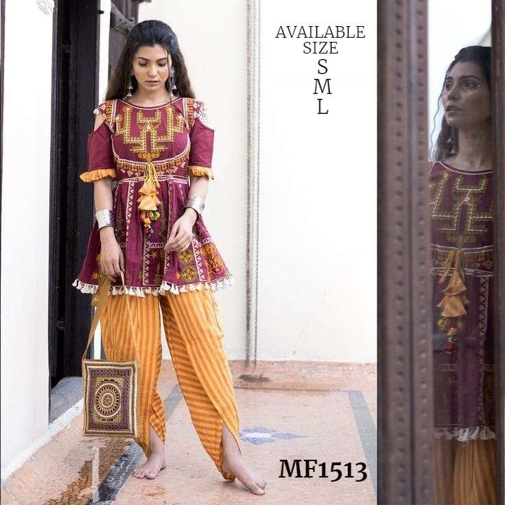 MESMORA KATH PUTALI COLOURFUL EMBROIDERED NAVRATRI WEAR COLLECTION