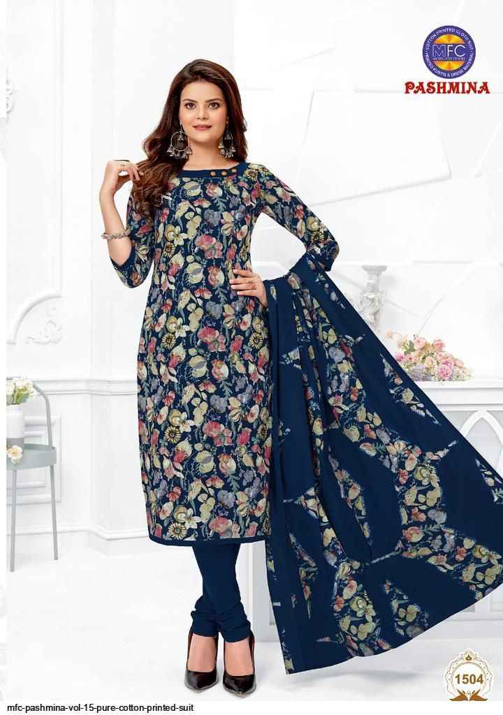 Mfc cotton dress material wholesale top
