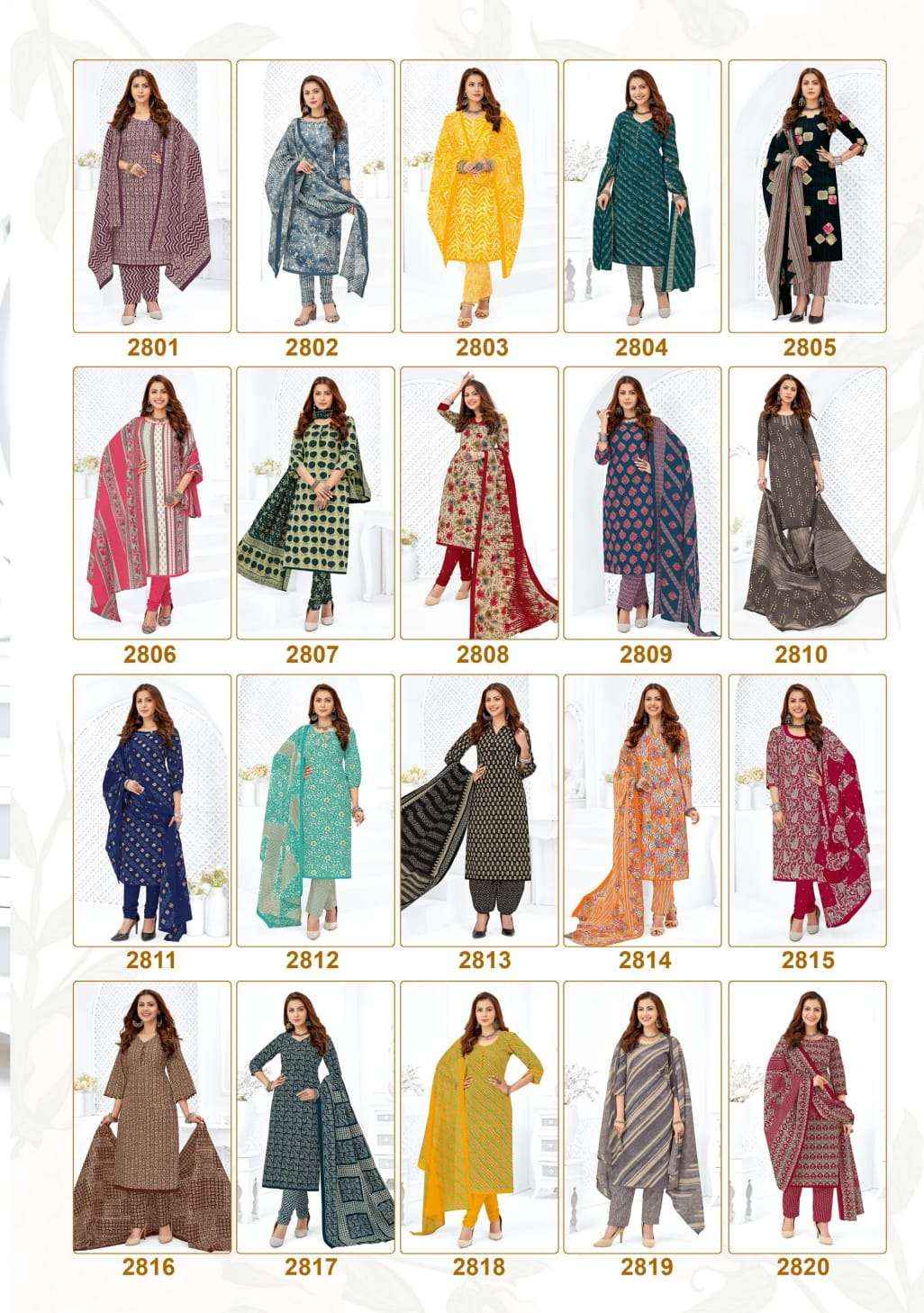 MFC Shagun Vol 28 Cotton Dress Material 20 pcs Catalogue