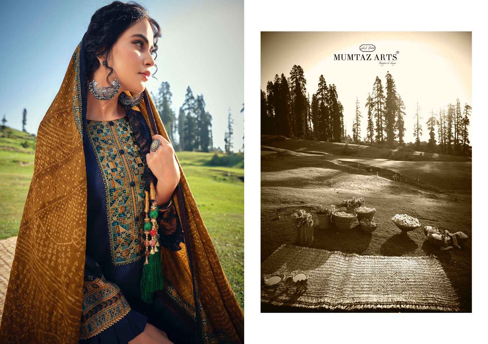 Mmtaz Arts Rango Ki Duniya Shahtoosh Lawn Cotton Dress Material 7 pcs Catalogue