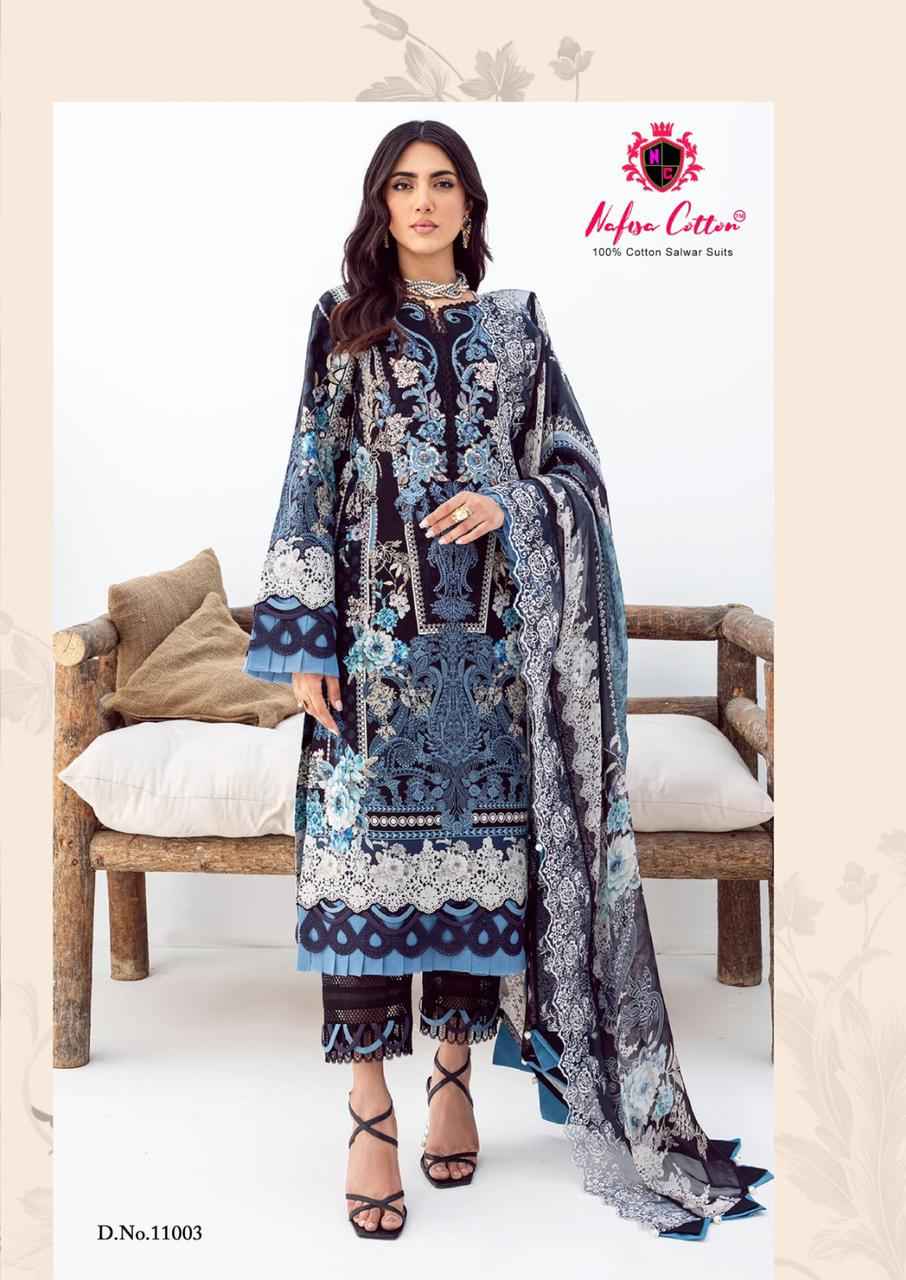 Designer cotton dress material clearance