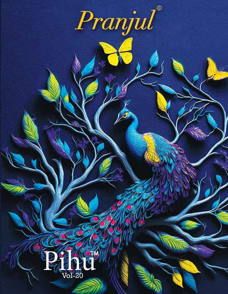 Pranjul Pihu Vol 20 Cotton Kurti With Pant 30 pcs Catalogue