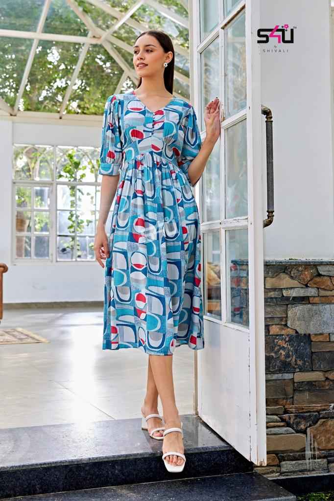 S4U Anokhi Vol 9 Rayon Kurti 6 pcs Catalogue