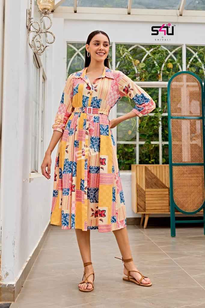 S4U Anokhi Vol 9 Rayon Kurti 6 pcs Catalogue