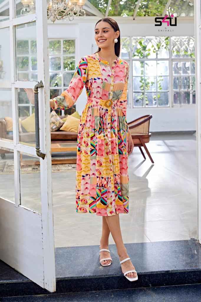 S4U Anokhi Vol 9 Rayon Kurti 6 pcs Catalogue