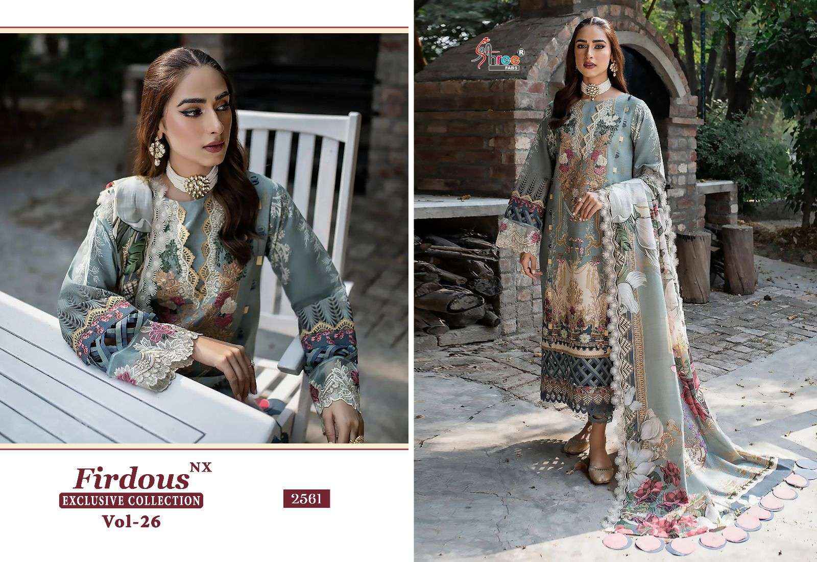 Shree Fabs Firdous Exclusive Collection Vol 26 Nx Cotton Dress Material 6 pcs Catalogue