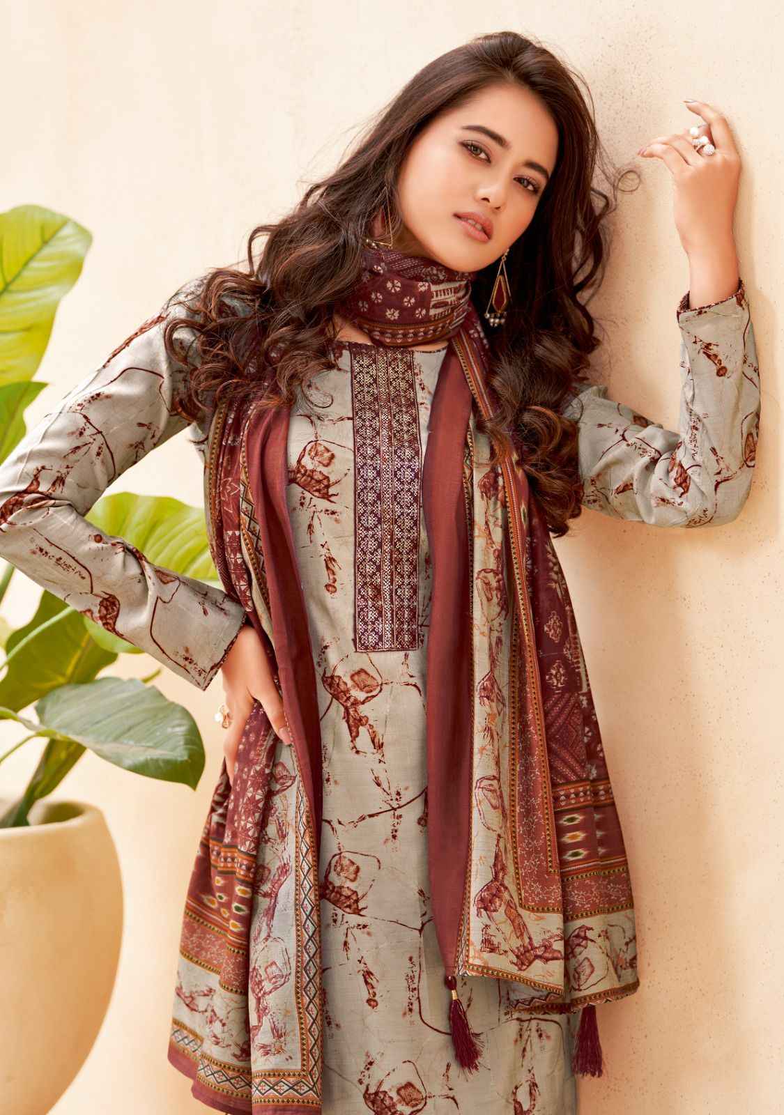 Suryajyoti Pari Vol 1 Modal Silk Dress Material 10 pcs Catalogue