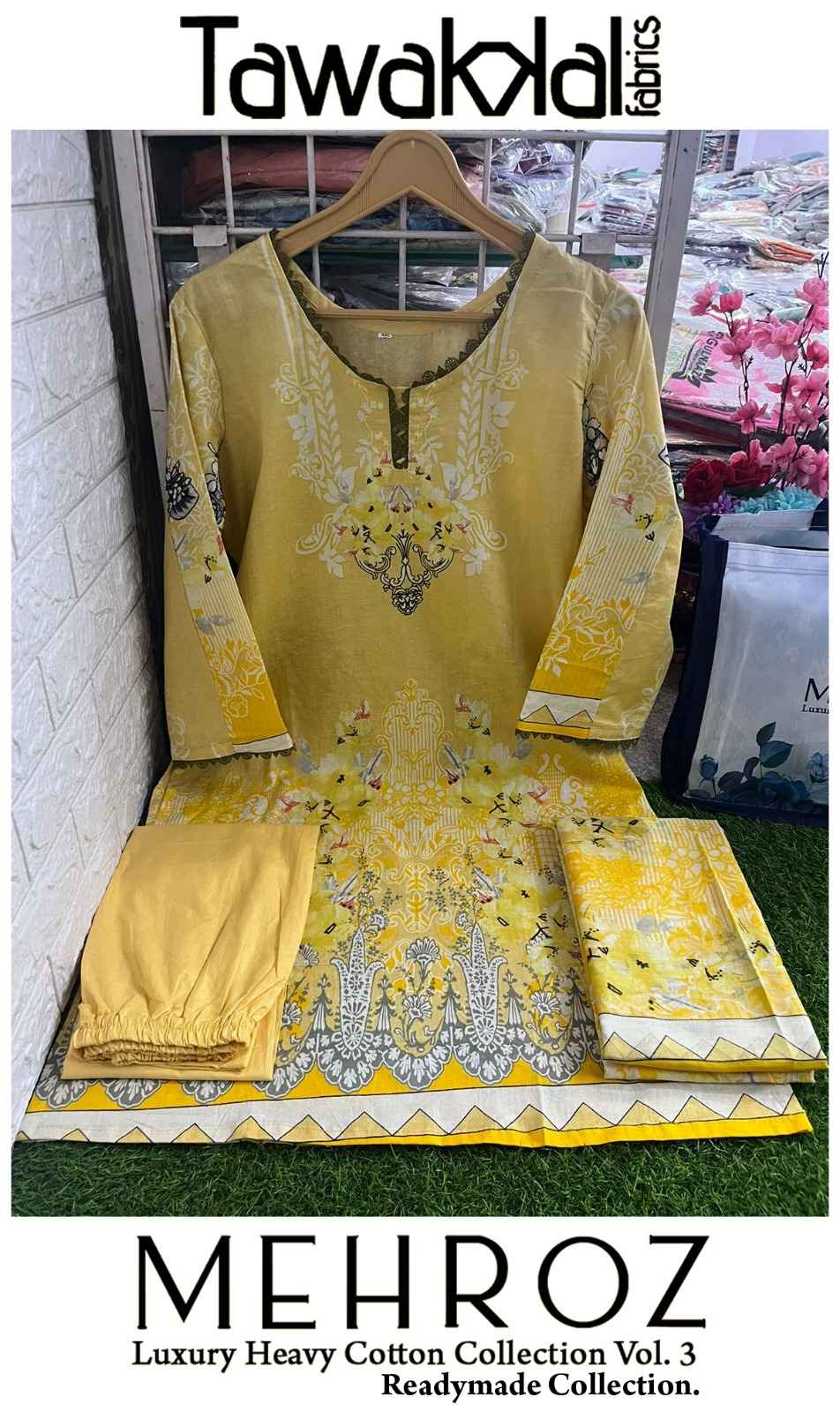 Tawakkal Mehroz Vol 3 Readymade Lawn Cotton Dress 10 pcs Catalogue