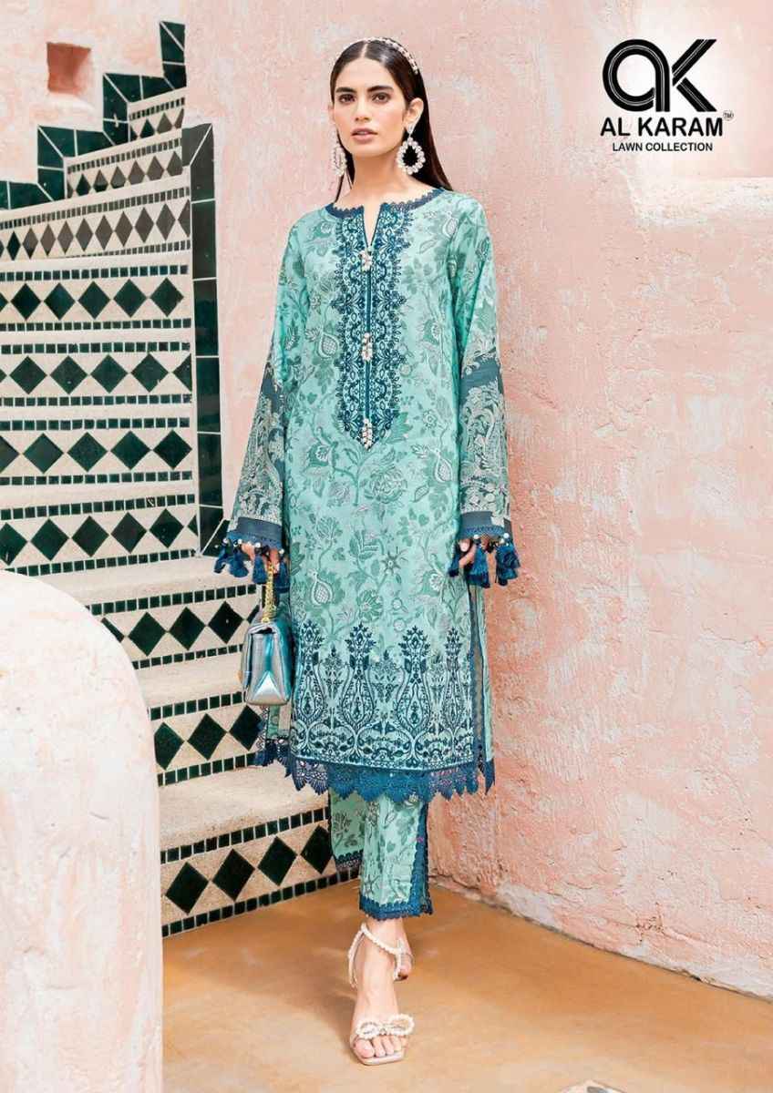 Al Karam Adans Libas Soft Cotton Dress Material 6 pcs Catalogue