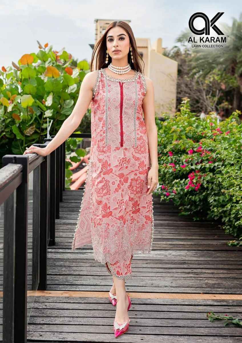 Al Karam Adans Libas Soft Cotton Dress Material 6 pcs Catalogue