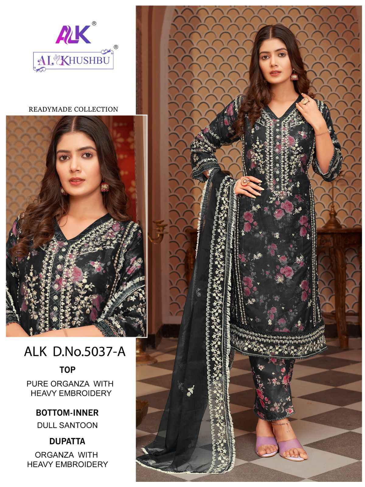 AL Khushbu Guzel Vol 2 Readymade Organza Dress 4 pcs Catalogue
